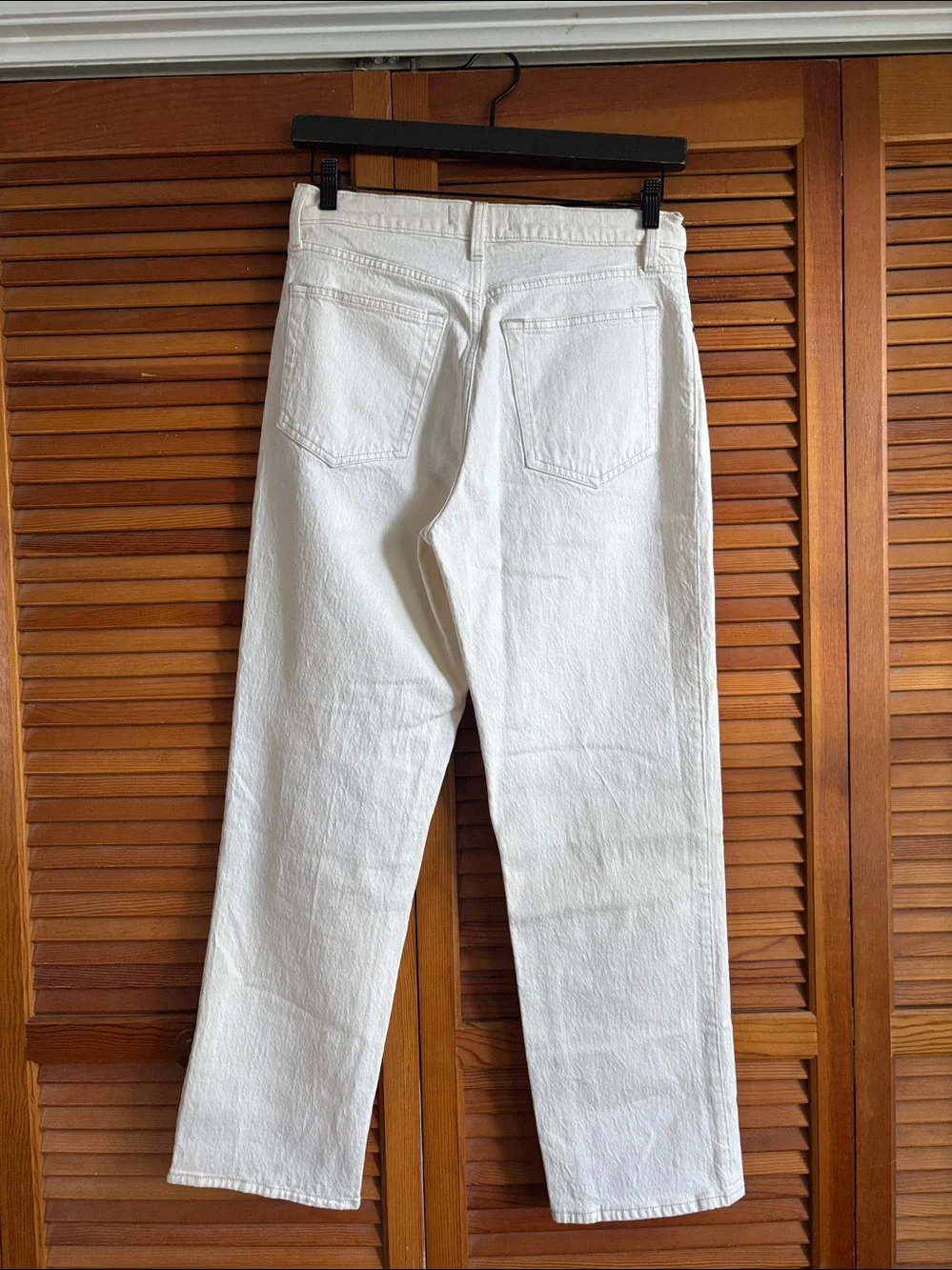 Abercrombie & Fitch The 90’s Straight Ultra High-Rise Off-White Jeans Size 30/10